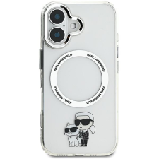 Karl Lagerfeld IML Karl and Choupette MagSafe iPhone 16 átlátszó tok tok és táska
