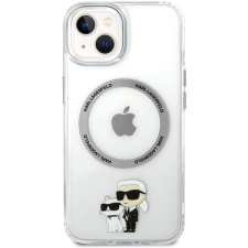Karl Lagerfeld IML Karl and Choupette NFT iPhone 13 átlátszó MagSafe hátlap tok tok és táska