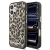 Karl Lagerfeld IML Leopard MagSafe tok iPhone 17 készülékhez barna