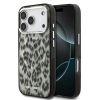 Karl Lagerfeld IML Leopard MagSafe tok iPhone 17 Pro készülékhez barna