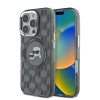 Karl Lagerfeld IML Monogram K&amp;CH Heads MagSafe tok iPhone 16 Pro készülékhez fekete