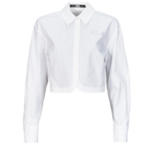 Karl Lagerfeld Ingek / Blúzok crop poplin shirt Fehér DE 40 blúz