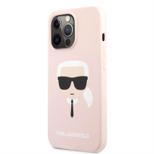 Karl Lagerfeld iPhone 13 Pro Max KARL LAGERFELD KLHCP13XSLKHPI Liquid Silicon Hátlap - Rózsaszín tok és táska