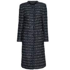 Karl Lagerfeld Kabátok BOUCLE LONG JACKET Kék DE 36 női dzseki, kabát