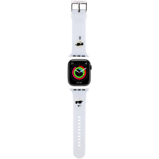 Karl Lagerfeld Karl and Choupette Head NFT pro Apple Watch 38/40 White óraszíj