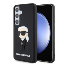 Karl Lagerfeld Karl Lagerfeld 3D Rubber Ikonik tok Samsung Galaxy S24 készülékhez fekete tok és táska