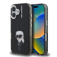 Karl Lagerfeld Karl Lagerfeld IML Aquarelle Karl tok iPhone 16 készülékhez fekete tok és táska