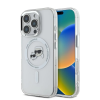 Karl Lagerfeld Karl Lagerfeld IML K&CH Heads Metal Frame MagSafe tok iPhone 16 Pro Max készülékhez átlátszó
