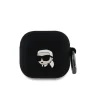 Karl Lagerfeld KLA4RUNIKK Silicone Karl Head 3D tok AirPods 4 - fekete