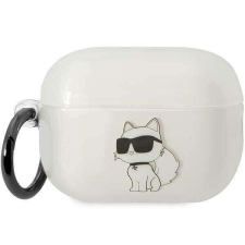 Karl Lagerfeld KLAP2HNCHTCT Airpods Pro 2 tok átlátszó ikonikus Choupette fülhallgató, fejhallgató tok