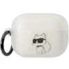 Karl Lagerfeld KLAP2HNCHTCT Airpods Pro 2 tok átlátszó ikonikus Choupette