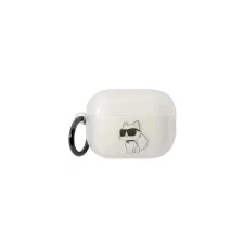 Karl Lagerfeld KLAP2HNCHTCT Airpods Pro 2 tok átlátszó ikonikus Choupette fülhallgató, fejhallgató tok