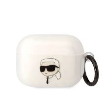 Karl Lagerfeld KLAPHNIKTCT Apple AirPods Pro tok - Fehér fülhallgató, fejhallgató tok