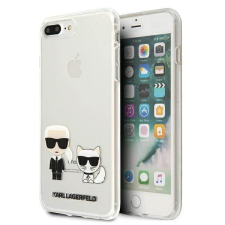 Karl Lagerfeld KLHCI8LCKTR iPhone 7/8 Plus átlátszó Karl & Choupette keménytok tok és táska