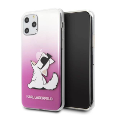 Karl Lagerfeld KLHCN58CFNRCPI iPhone 11 Pro rózsaszín Choupette Fun keménytok tok és táska