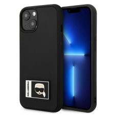 Karl Lagerfeld KLHCP13S3DKPK iPhone 13 mini 5,4&quot; fekete keménytok Ikonik Patch tok és táska