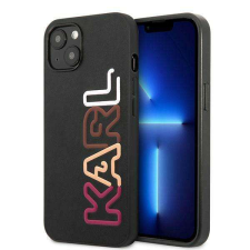 Karl Lagerfeld KLHCP13SPCOBK iPhone 13 mini 5.4 "fekete keménytok Multipink Márka tok és táska