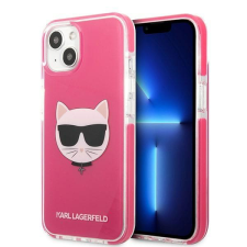 Karl Lagerfeld KLHCP13STPECPI iPhone 13 mini 5,4" keménytok fukszia Choupette Head tok és táska