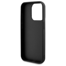 Karl Lagerfeld KLHCP15L3DRKSDLK 3D Rubber Signature tok iPhone 15 Pro - fekete tok és táska