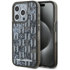 Karl Lagerfeld KLHCP15XLKLGKCCK Liquide Glitter Monogram Gradient tok iPhone 15 Pro Max - fekete tok és táska