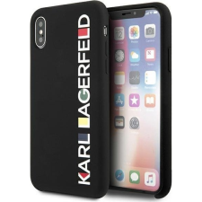 Karl Lagerfeld KLHCPXBHWHHBK iPhone X/XS Keménytok Fekete/Csillogó Bauhaus Tok (KLD1395) tok és táska