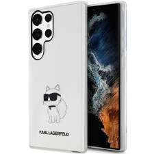 Karl Lagerfeld KLHCS23LHNCHTCT Samsung Galaxy S23 UltraS918 átlátszó keménytok ikonikus Choupette tok és táska