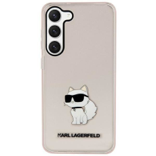 Karl Lagerfeld KLHCS23MHNCHTCP Samsung Galaxy S23+ S916 rózsaszín keménytok ikonikus Choupette tok és táska
