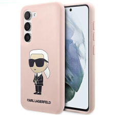 Karl Lagerfeld KLHCS23MSNIKBCP Samsung Galaxy S23+ S916 keménytok rózsaszín/rózsaszín szilikon Ikonik tok és táska