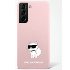 Karl Lagerfeld KLHCS23SSNCHBCP S23 S911 rózsaszín szilikon Choupette keménytok tok és táska