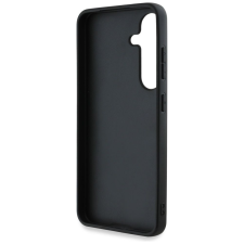 Karl Lagerfeld KLHCS25SPGKLCHPK PU Monogram Choupette Head Pin tok Samsung Galaxy S25 - fekete tok és táska