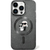 Karl Lagerfeld KLHMN61HGKCCNOK iPhone 11 6.1" Fekete Keménytok Karl&Choupette Glitter Magsafe (KF001835)