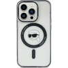 Karl Lagerfeld KLHMP15SHKHNOTK iPhone 15 6.1" Átlátszó Keménytok IML Karl's Head Magsafe (KF001763)