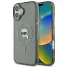 Karl Lagerfeld KLHMP16MHLSKIK IML Metal Karl Head MagSafe keménytok iPhone 16 Plus - átlátszó mintás