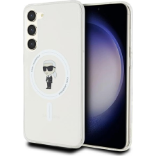 Karl Lagerfeld KLHMS23MHFCKNOT Samsung Galaxy S23+ Átlátszó Keménytok IML Ikonikus Magsafe (KLD1893) tok és táska