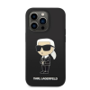 Karl Lagerfeld Liquid Ikonik NFT Apple iPhone 14 Pro szilikon hátlap tok fekete (KLHCP14LSNIKBCK) (KLHCP14LSNIKBCK) - Telefontok