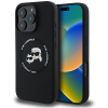 Karl Lagerfeld Liquid Silicone K&CH Heads MagSafe iPhone 16 Pro Max Black tok
