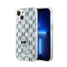 Karl Lagerfeld Monogram Choupette - telefontok iPhone 15 (Transparent) tok és táska