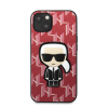 Karl Lagerfeld Monogram Ikonik hátlap tok Apple iPhone 13, piros