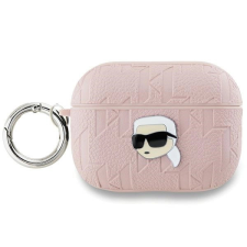 Karl Lagerfeld Monogram Karl Head tok AirPods Pro 2 - rózsaszín fülhallgató, fejhallgató tok