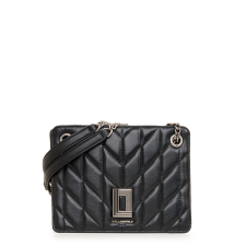  KARL LAGERFELD nőknek való fekete crossbody táska kézitáska és bőrönd
