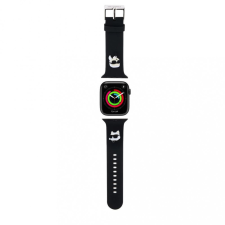 Karl Lagerfeld óraszíj fekete KLAWLSLKCNK Apple Watch 42mm / 44mm / 45mm / 49mm óraszíj