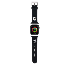 Karl Lagerfeld óraszíj fekete KLAWLSLKCNK Apple Watch 42mm / 44mm / 45mm / 49mm (129514) óraszíj