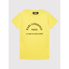 Karl Lagerfeld Póló Z25331 S Sárga Regular Fit gyerek póló