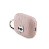 Karl Lagerfeld PU Embossed Choupette Head Apple AirPods Pro 2 tok, rózsaszín (KLAP2PGCHPP) (KLAP2PGCHPP)