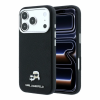 Karl Lagerfeld Pu Grained Semi Wrap K&amp;Amp;Ch Heads MagSafe tok, Apple iPhone 18 Pro Max - fekete