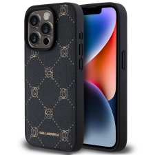 Karl Lagerfeld PU Karl Heads Pattern MagSafe iPhone 15 Pro Black tok (KLHMP15LPGKHPHK) tok és táska