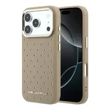 Karl Lagerfeld Pu Perforated Gold Dots MagSafe tok, iPhone 17 Pro tok és táska