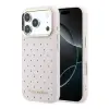 Karl Lagerfeld Pu Perforated Gold Dots MagSafe tok, iPhone 17 Pro Max