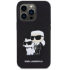 Karl Lagerfeld PU Saffiano Karl and Choupette iPhone 15 Pro Max tok, fekete