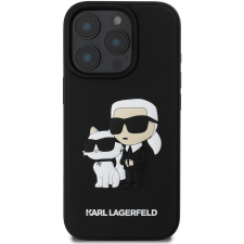 Karl Lagerfeld PU Saffiano Karl and Choupette iPhone 16 Pro Black tok (KLHCP16LSANKCPK) tok és táska